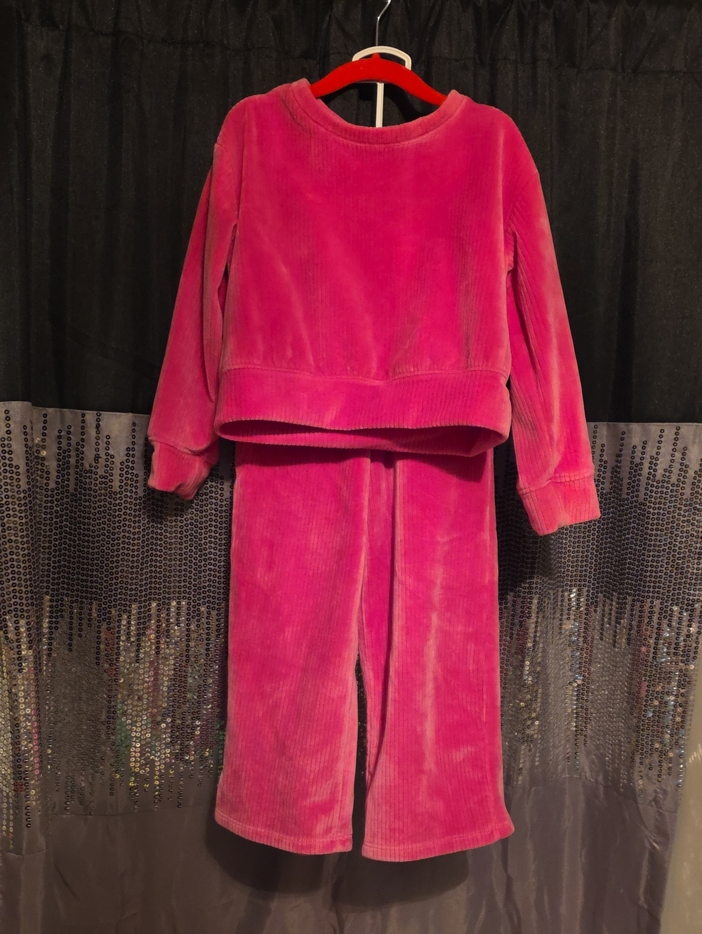 jumping beans Pink Striped Corduroy Set